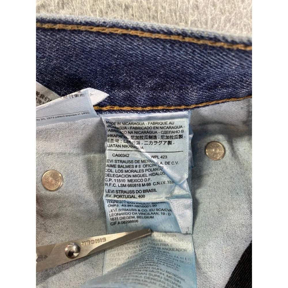 Levis 550 Jeans Men 36x34 Relaxed‎ Med Wash 100% Cotton Denim Classic Workwear